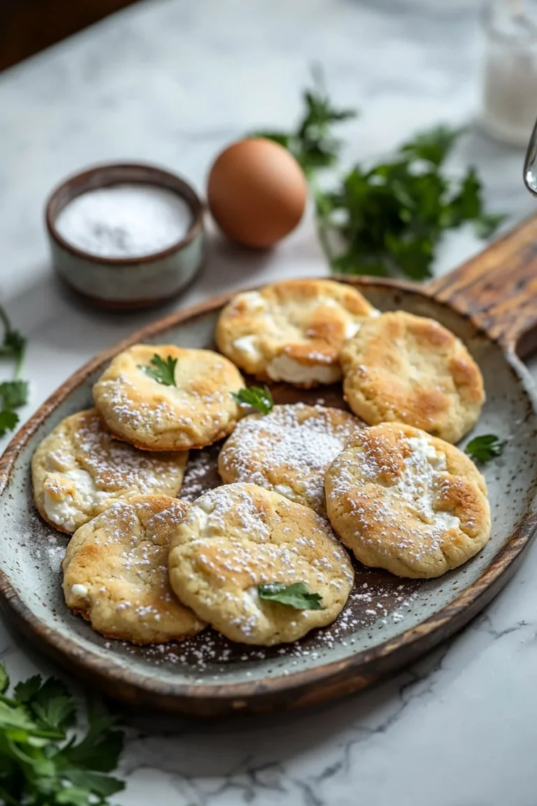 Italienische Ricotta-Kekse frisch gebacken auf einem Teller
