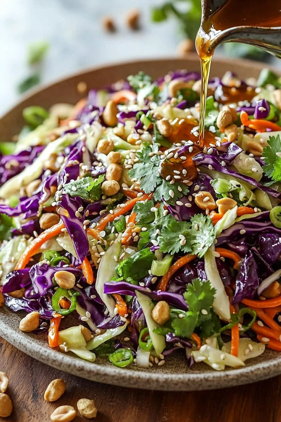 Knackiger Asiatischer Kohlsalat