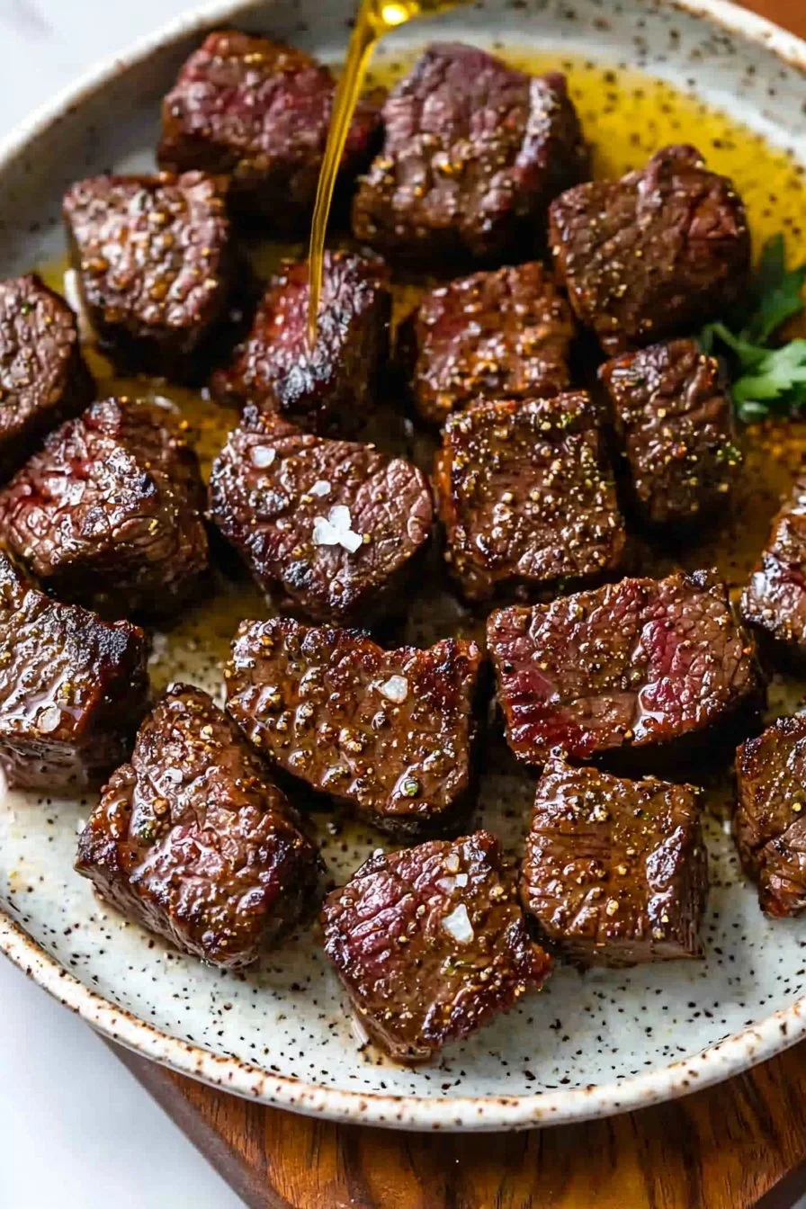 Saftiges Steak zubereitet in der Luftfritteuse für perfekte Bisse