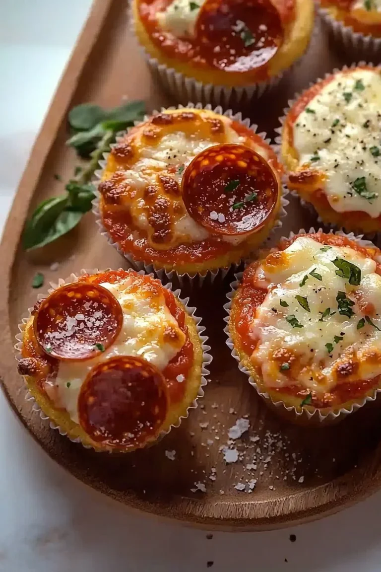 Pizza-Cupcakes – kreative Snack-Idee mit Pizza-Geschmack in Cupcake-Form