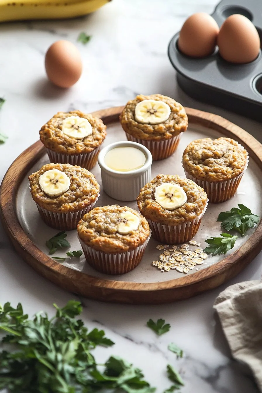 Leckere Protein Bananen Muffins frisch aus dem Ofen
