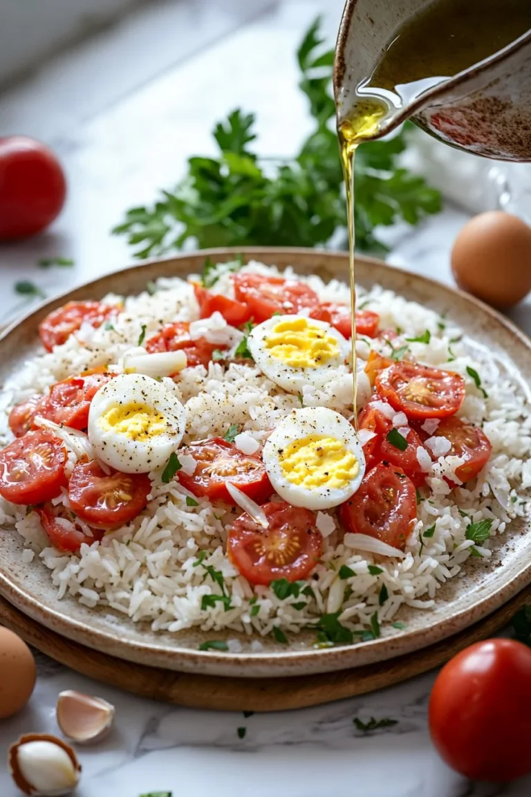 Rezept für Reis Kocher mit Tomate und Eier Reis, lecker und einfach zuzubereiten.