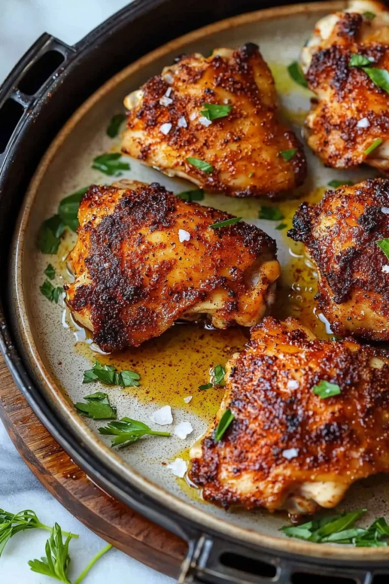 Saftige Air Fryer Hähnchenkeulen perfekt zubereitet