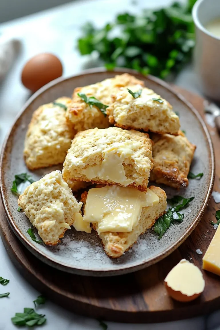 Leckere Käse-Scones frisch aus dem Ofen, ideal für einen Snack
