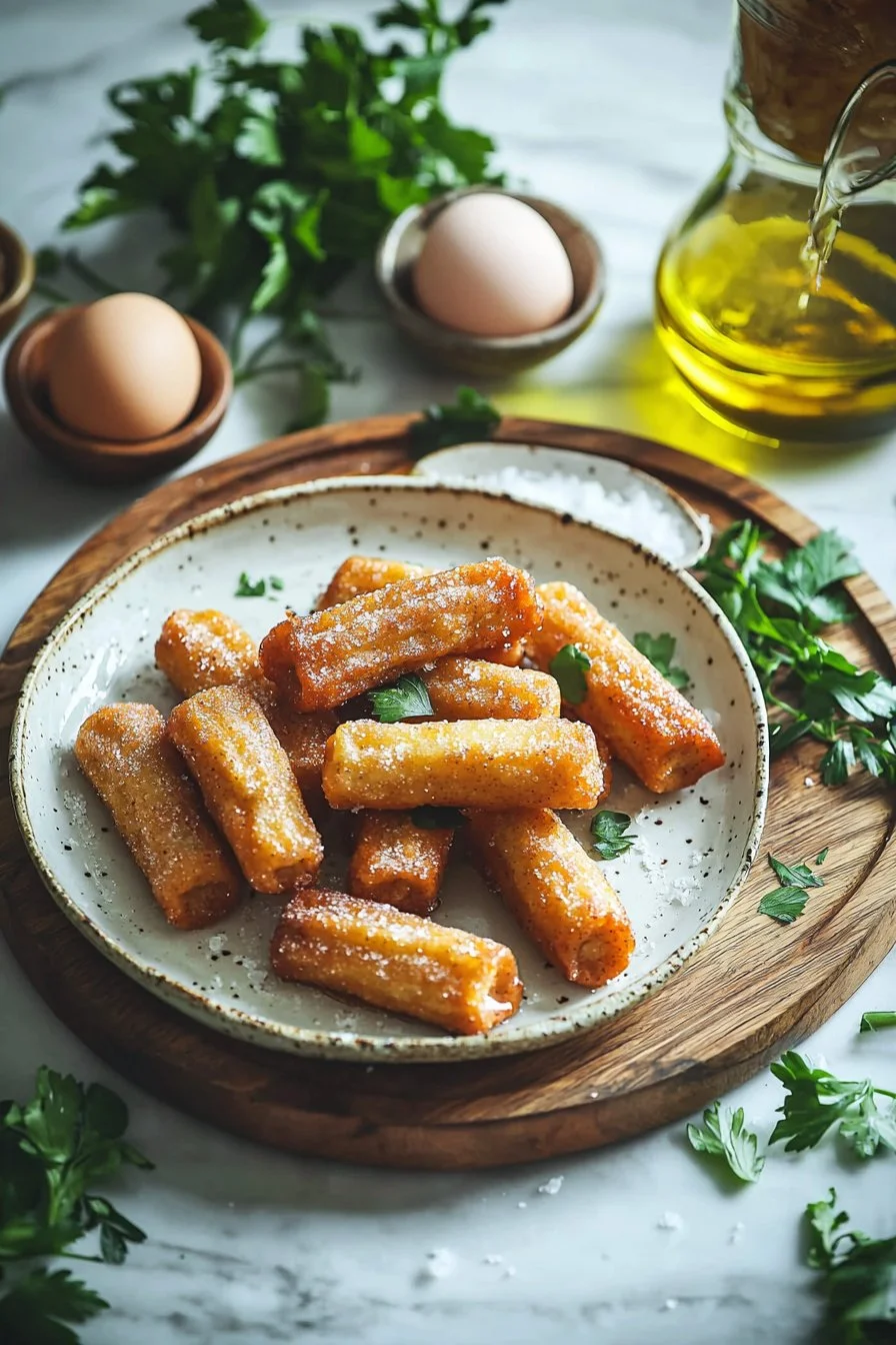 Leckere Churro Bites, frisch zubereitet und mit Zimt zucker bestreut.