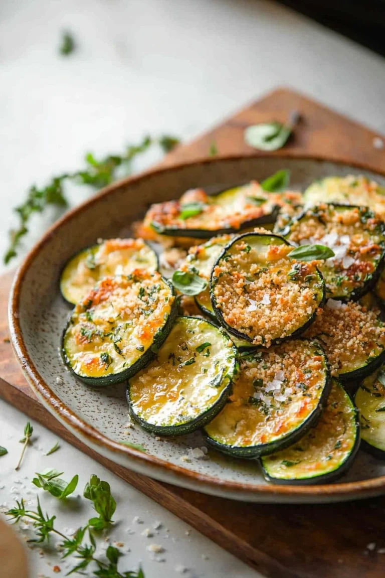 Italienisch gebackene Zucchini aus dem Ofen mit Gewürzen