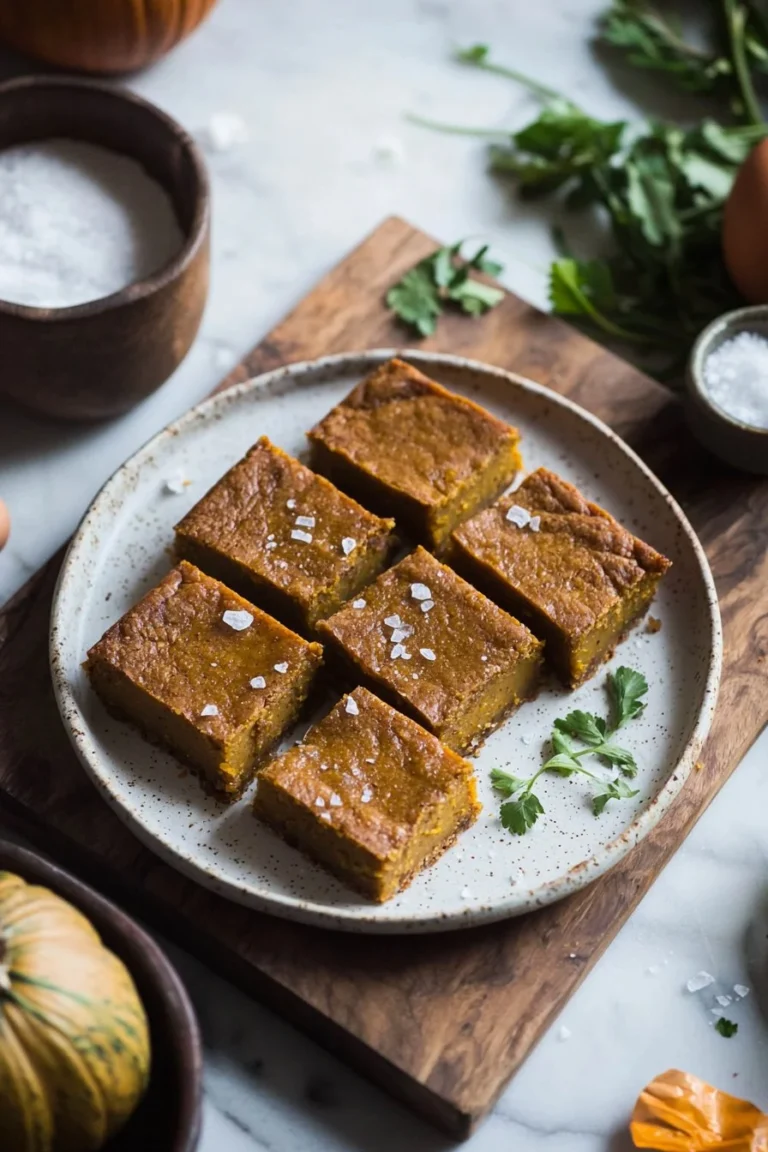 Hausgemachte Kürbisriegel mit Nüssen und Gewürzen