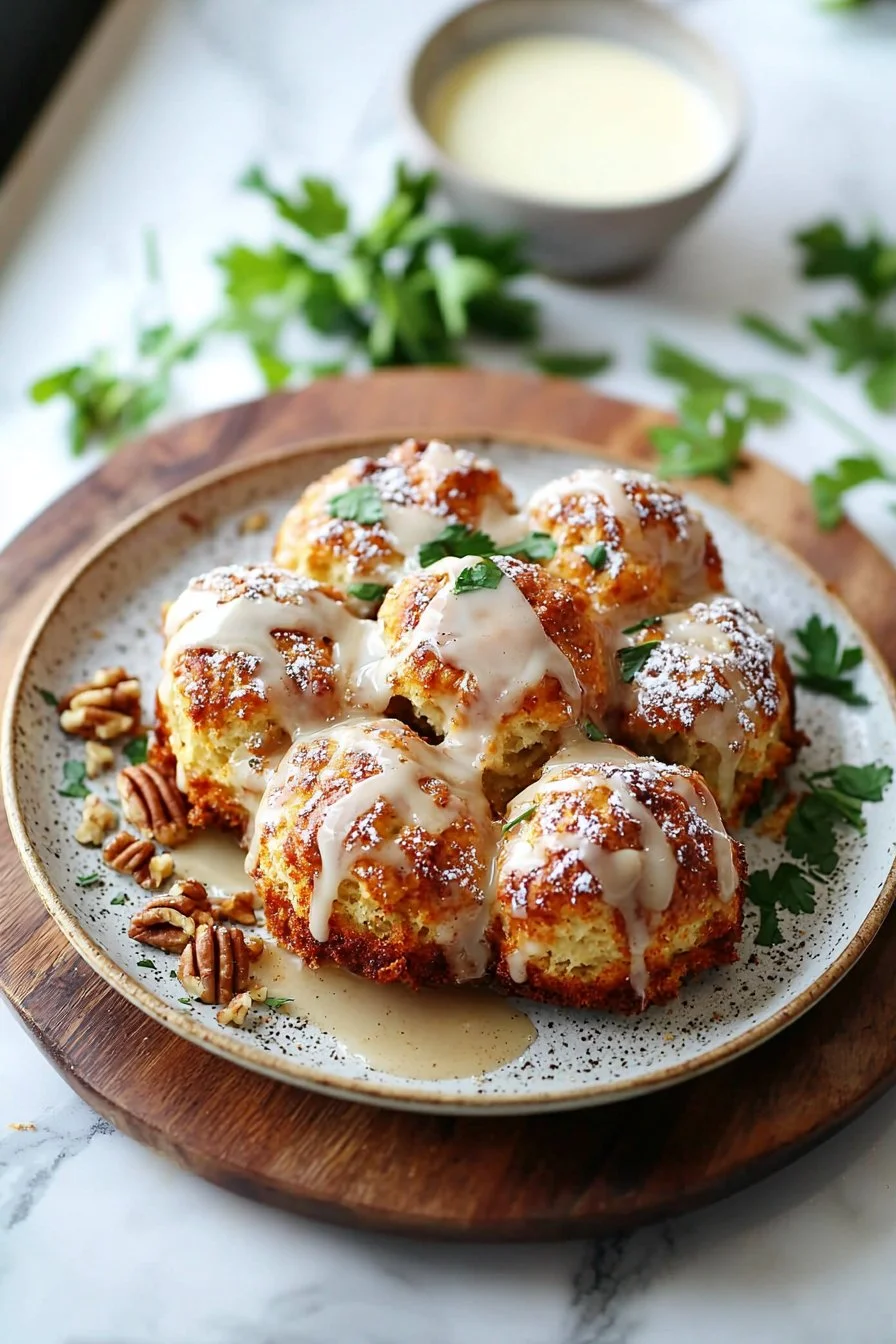 Luftfritteusen-Bananenbrot frisch aus der Luftfritteuse, saftig und lecker.