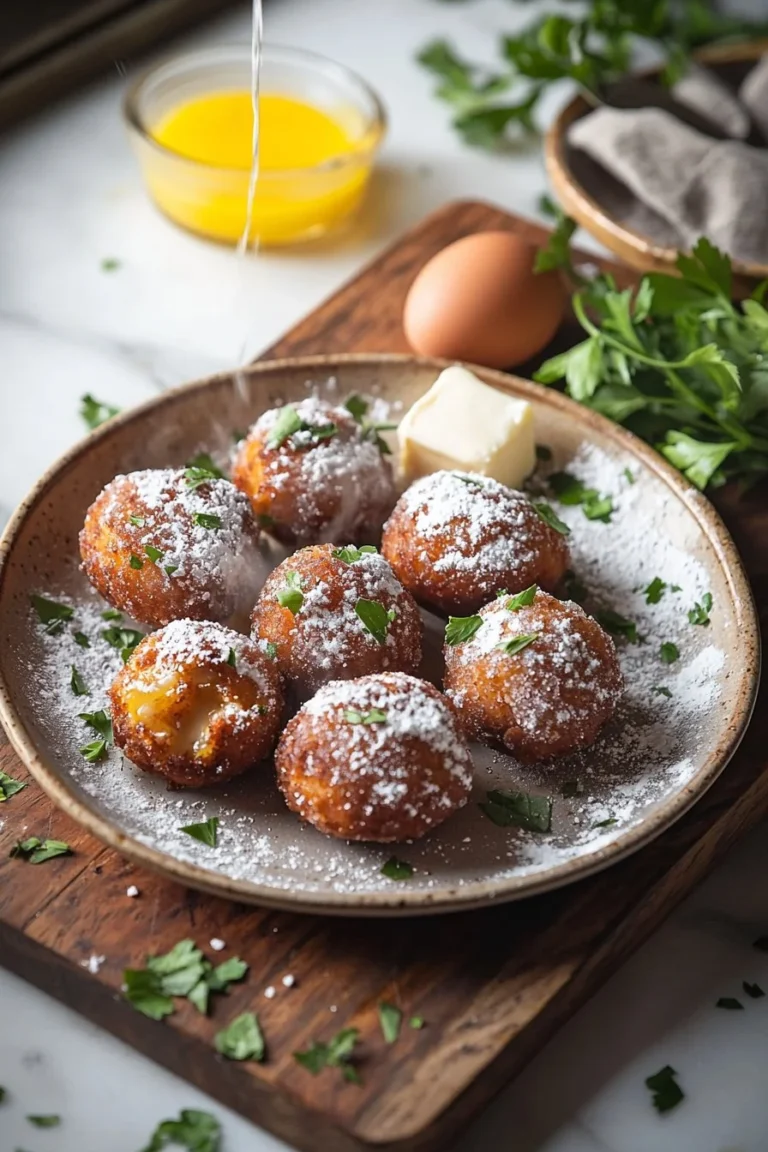 Luftfritteusen-Donut-Bissen in verschiedenen Geschmacksrichtungen.