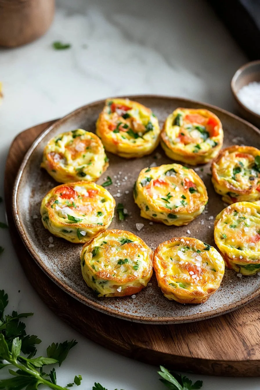 Leckere Mini Frühstücks-Omeletts mit frischen Zutaten für den perfekten Frühstücksgenuss
