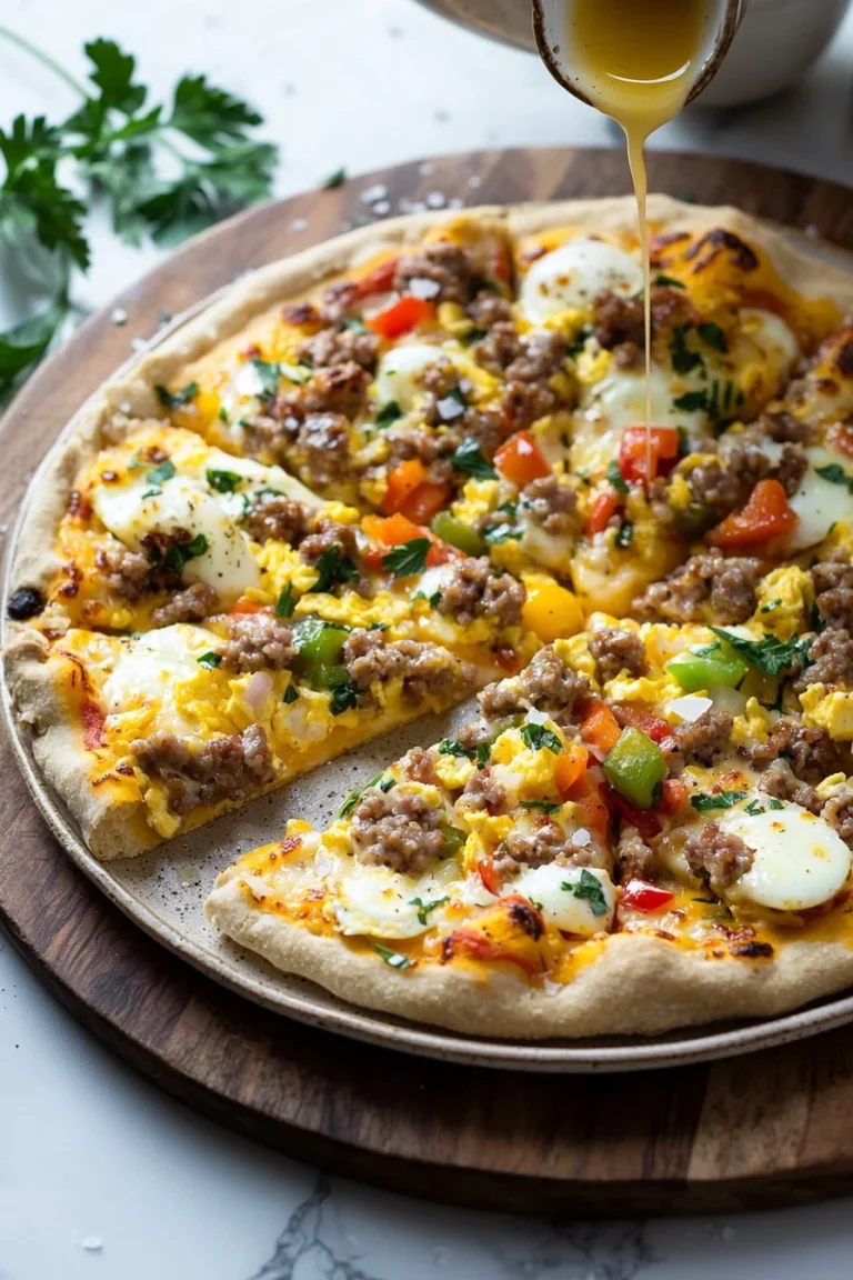 Rezept für die ultimative Frühstückspizza mit frischen Zutaten