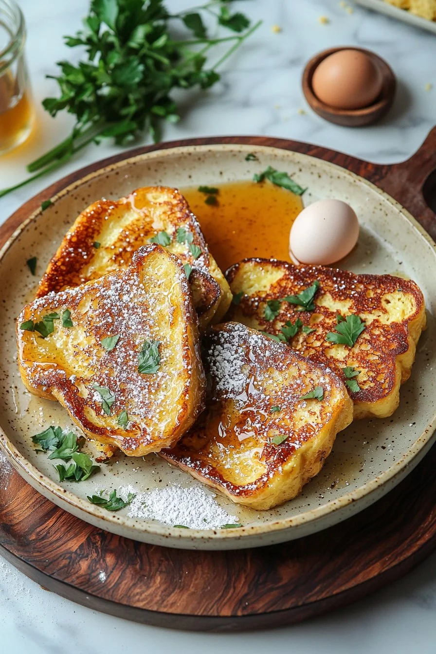 Leckerer Hongkong-Stil Französischer Toast mit frischem Obst und Sirup