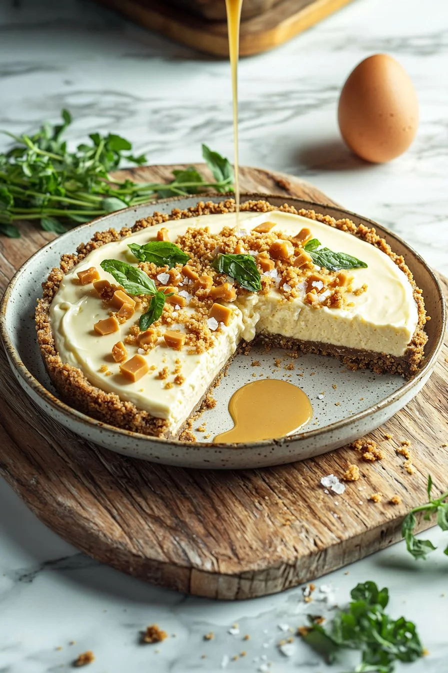 Leckerer Butterscotch-Käsekuchen, perfekt für jeden Anlass