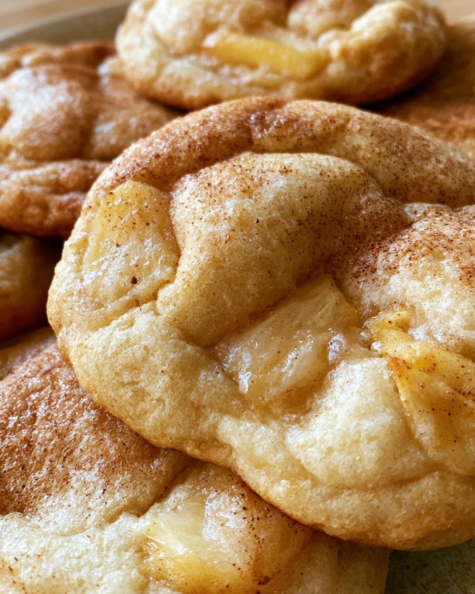 Weiche Apfel-Zimt-Kekse frisch gebacken auf einem Teller